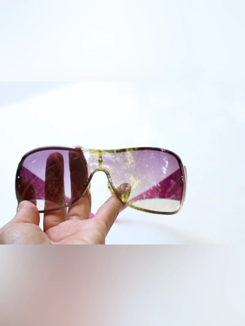 Southpole y2k style shield sunglasses